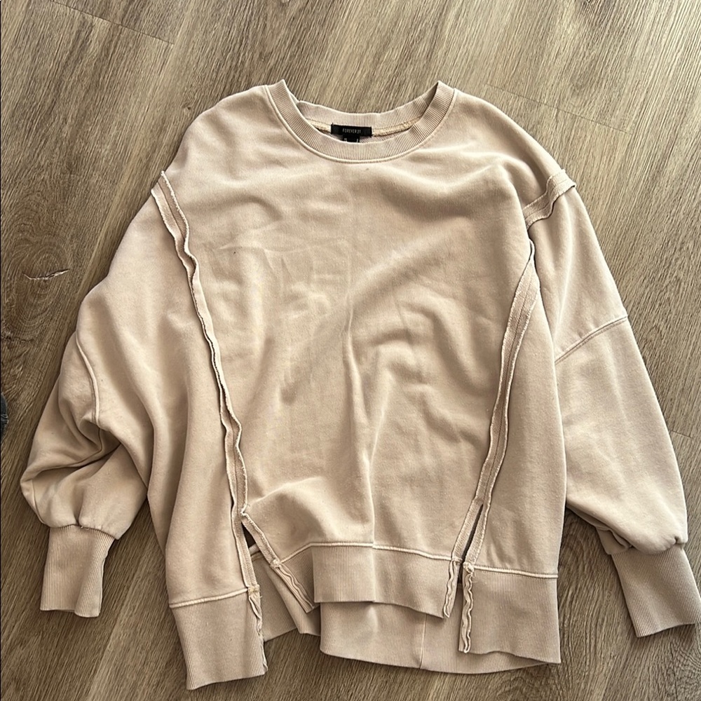 Women's Beige Sweatshirt